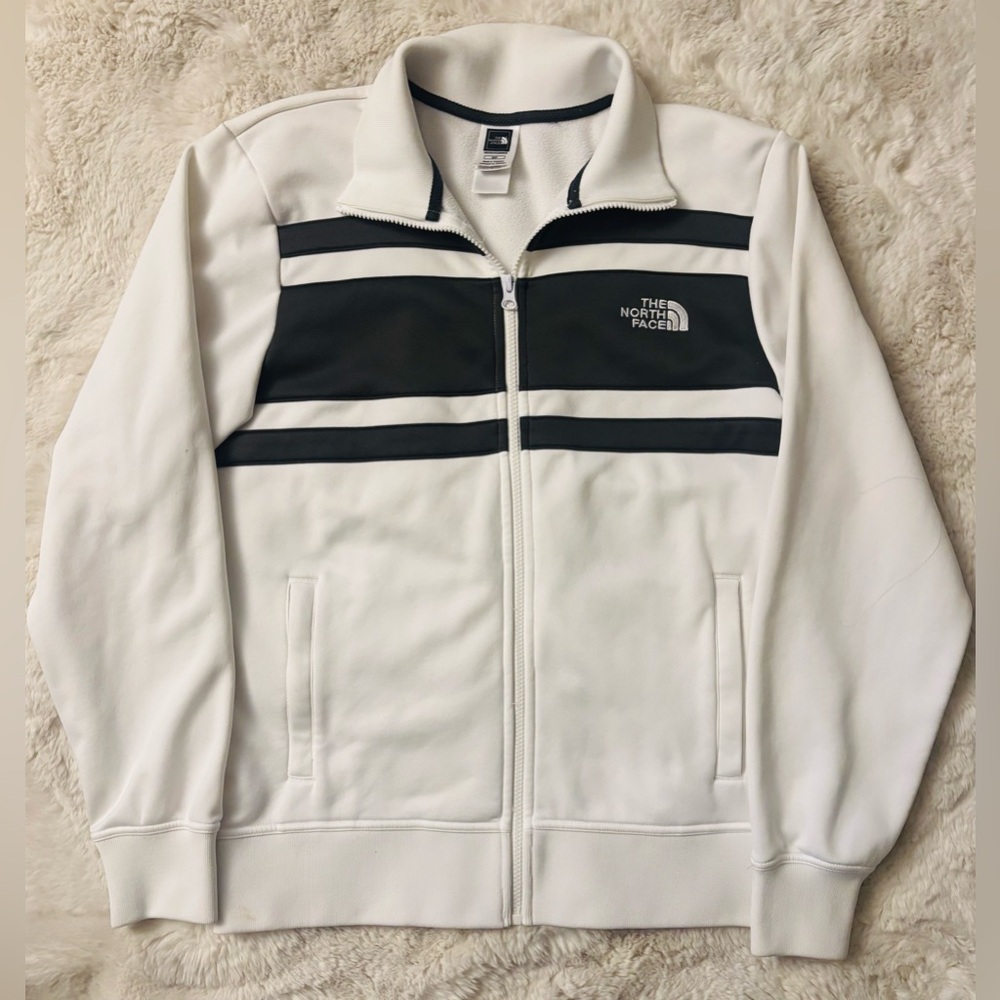 The North Face Steady Start Track Jacket TNF White/Asphalt Grey Men's Small - Picture 5 of 5